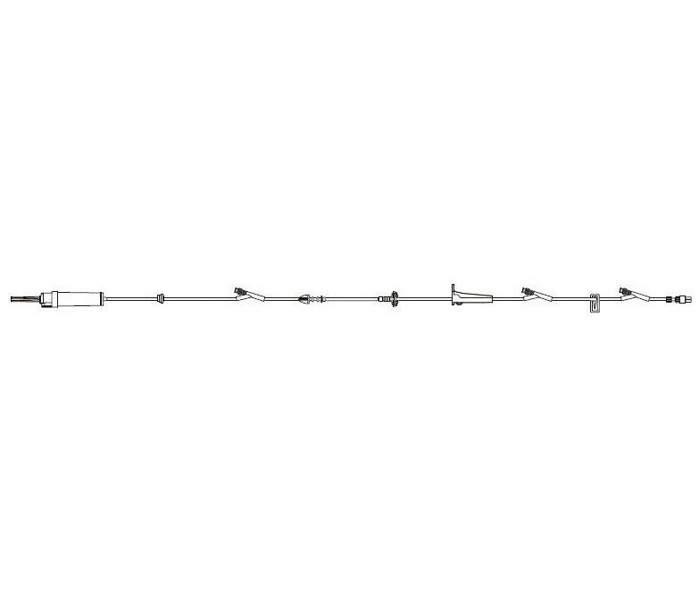 Alaris Pump Set 20 Drops per mL / Drip Rate 111 Inch Tubing 5 Ports