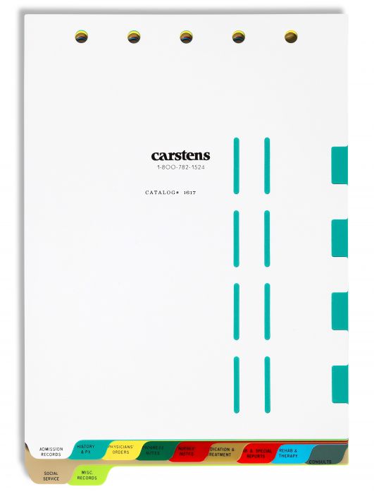 Carstens Carstens Chart Divider Set Polyethylene
