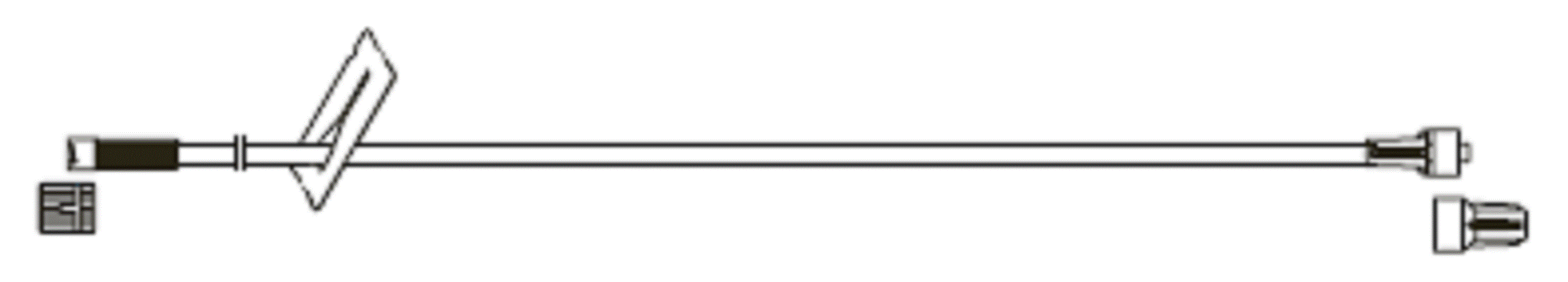 Extension Set 30 Inch Tubing 3.6 mL Priming Volume