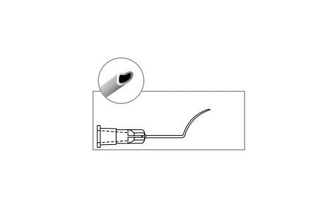 Oasis Oasis Lasik Irrigation Cannula 26 Gauge 1 Inch 9 mm Formed Extension With Spatulated Tip - 4036LS