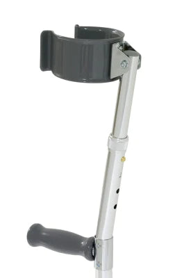 Graham Field - Forearm Crutches Tall Adult Aluminum Frame 300 lbs. Weight Capacity - 6350T
