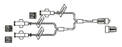 EXTENSION SET, TRIFURCATED MINIBORE FML LL