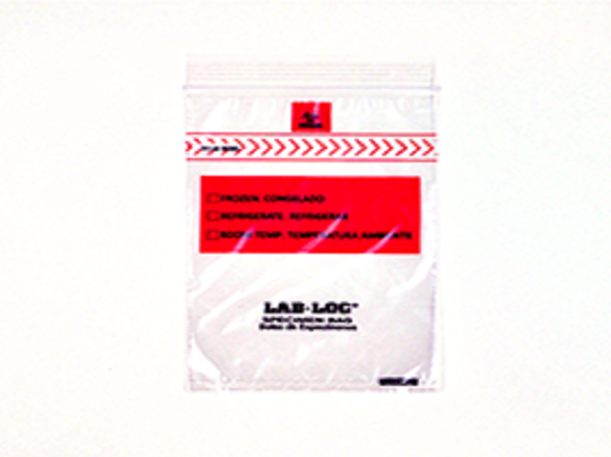 Lab-Loc Specimen Bags with Removable Biohazard Symbol