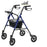 Lumex Set N' Go - 4 Wheel Rollator Silver Adjustable Height / Wide / Folding Aluminum Frame - RJ4718S