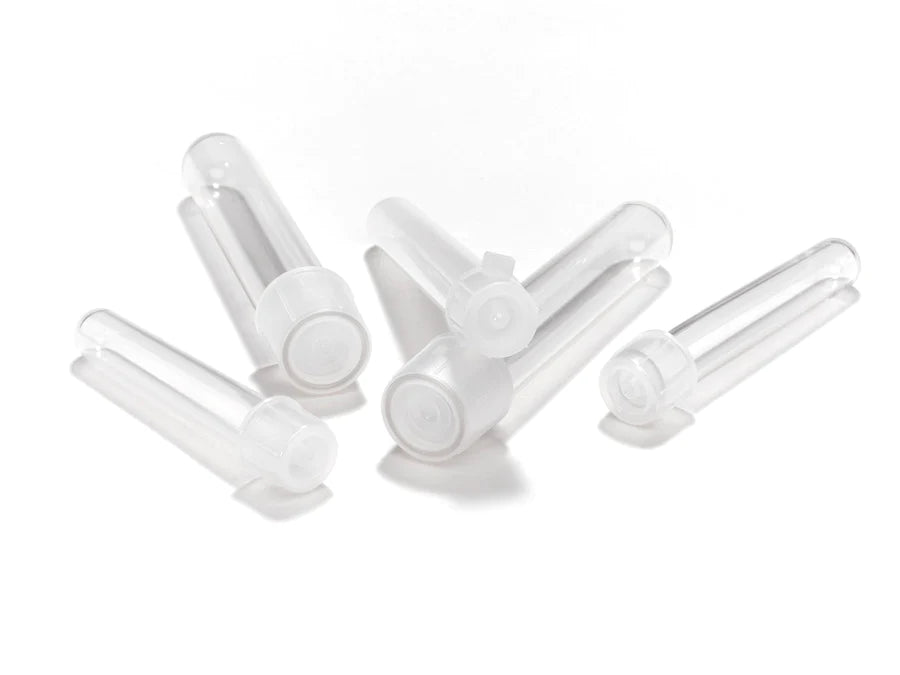 Caplugs - Test Tube Round Bottom Plain 17 X 100 mm 16 mL Without Color Coding Dual Position Snap Cap Polystyrene Tube - 222-2094-050