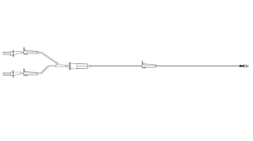 Alaris - Primary IV Administration Set 15 Drops / mL Drip Rate 104 Inch Tubing Without Ports - 10015492
