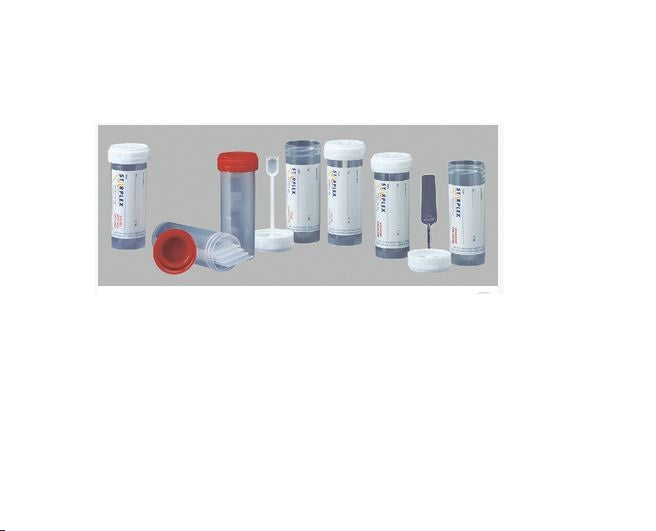 Starplex - Stool Specimen Container 30 mL (1 oz.) Screw Cap with Sampling Device Patient Information NonSterile - V302-F