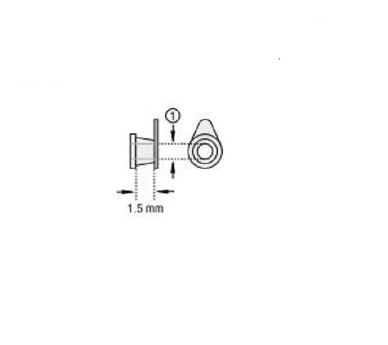 Collar Bobbin Vent Tube