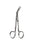 Crown - Iris Scissors 4-1/2 Inch Length Surgical Grade Stainless Steel NonSterile Finger Ring Handle Angled Sharp Tip / Sharp Tip - 103-634