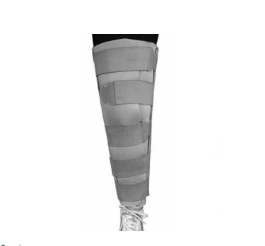 Knee Immobilizer Hook and Loop Closure