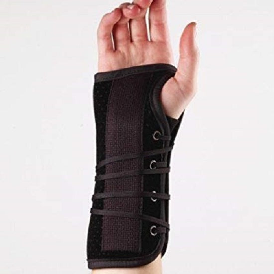 Universal Lacer - Wrist Brace Aluminum / Nylon / Stockinette Left Hand Black One Size Fits Most - 73-7501-000