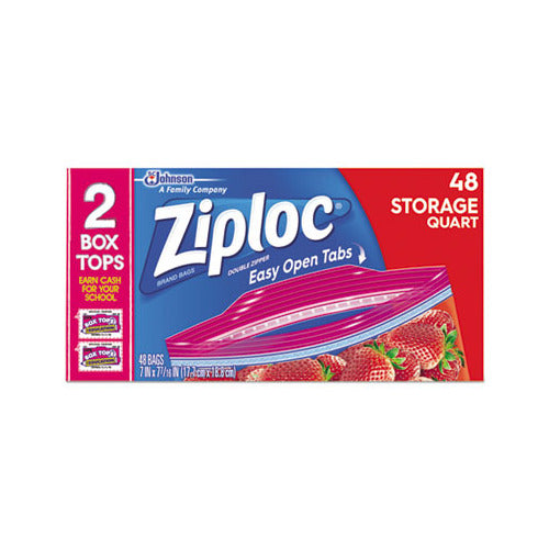 Ziploc Double Zipper Storage Bags