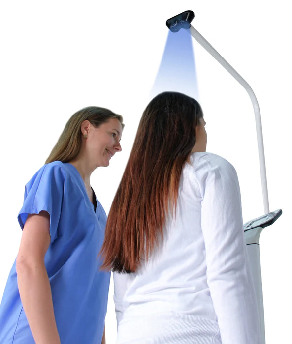 Detecto - Floor Scale Digital Display 660 lbs. / 300 kg Capacity Black / White AC Adapter / Battery Operated - APEX-UWA-AC