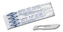 Feather - Surgical Blade Stainless Steel No. 21 Sterile Disposable Individually Wrapped - 2976#21