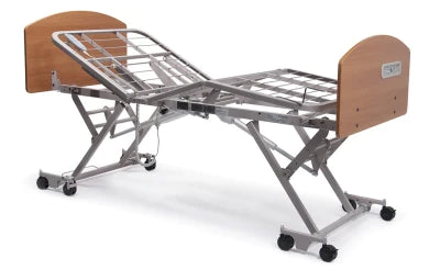 Matrix 6100 - Electric Bed Extended Care High-Low 76 to 80 Inch Length Grid Deck 5 Function 9 to 27 Inch Height Range - MAZ69174