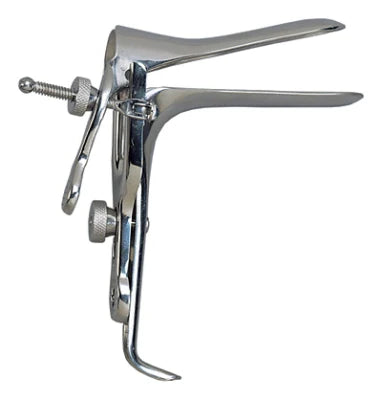 Grafco - Vaginal Speculum Graves NonSterile Surgical Grade Stainless Steel Medium Double Blade Duckbill Reusable Without Light Source Capability - 2858
