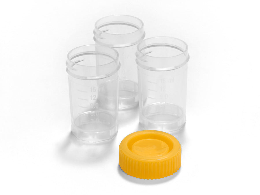 Caplugs Lab Vial Polypropylene 20 mL Screw Cap