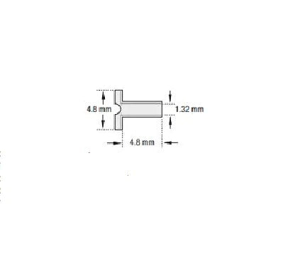 Olympus - Ear Ventilation Tube Richards T 1.32 mm Inner Diameter Silicone - 70245017
