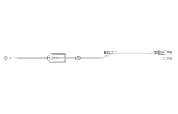SmartSite* Extension Set 20 Inch Tubing 1 Port 6 mL Priming Volume DEHP-Free