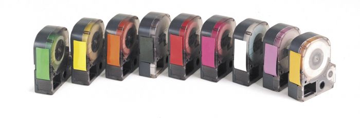 Label Tape Color: black-on-white