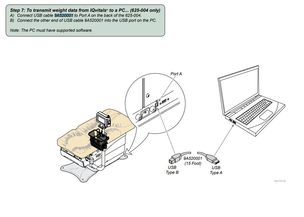 Midmark - USB Cable - 9A520001