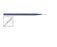 Sharpoint Sharptome - Mini Crescent Knife Stainless Steel / Plastic 1.25 mm Width Full Handle Sterile Disposable - 74-6910