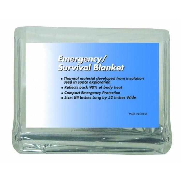 Complete Medical Rescue Blanket 50 W X 86 L Inch Mylar,
