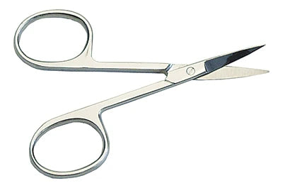 Grafco - Cuticle Scissors 3-1/2 Inch Length Stainless Steel NonSterile Finger Ring Handle Curved - 1786