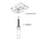Midmark - Spindle 270, 271, 274, 275 Stool - 016-1084-00