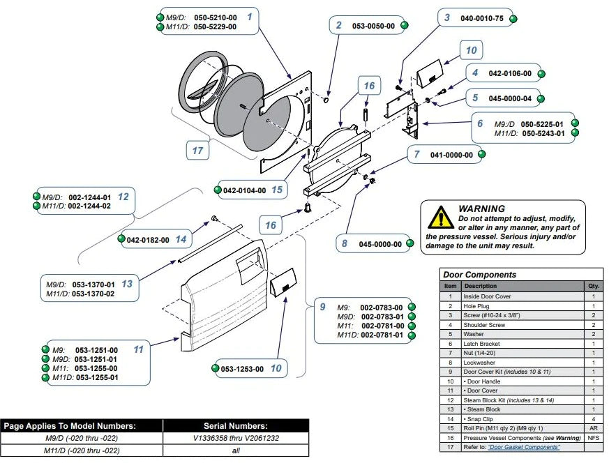 Midmark - Steam Block Kit - 002-1244-02