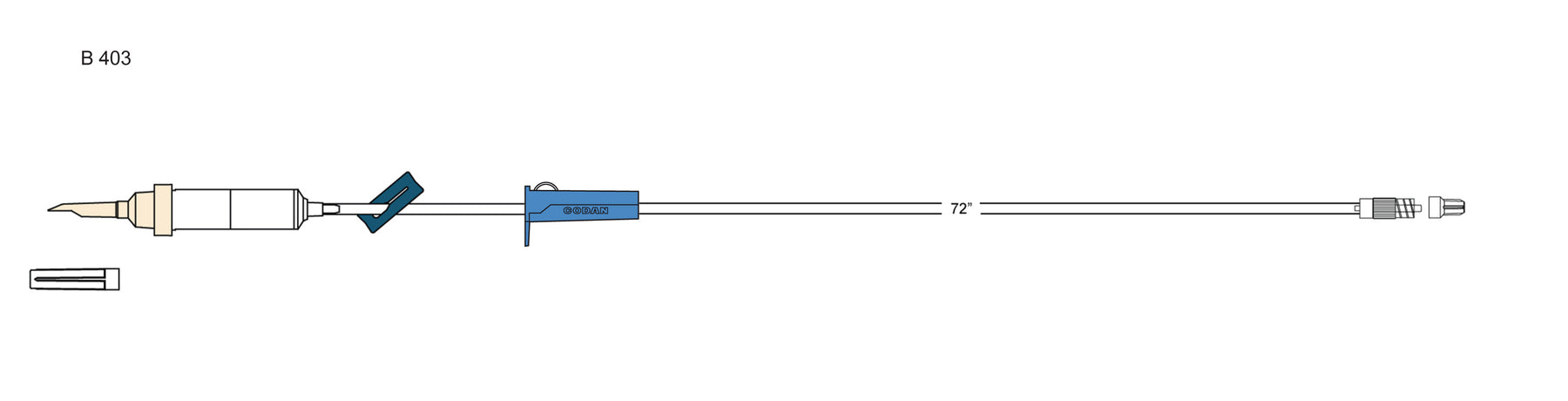 Administration Set 77 Inch Tubing