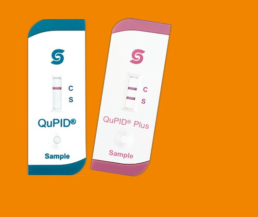Stanbio Laboratory QuPID Plus Rapid Test Kit Fertility Test hCG Pregnancy Test Serum / Urine Sample CLIA Waived 25 Tests - 1230-025