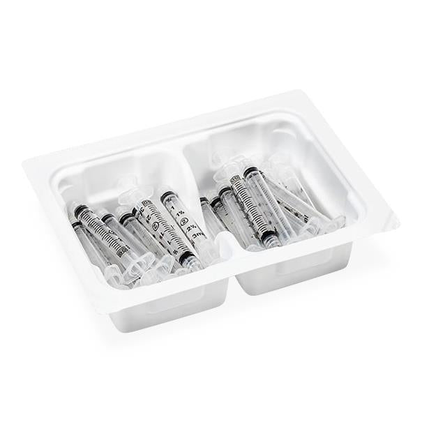 Becton Dickinson BD Luer-Lok Syringe Kit 60 mL Convenience Tray Luer Lock Tip Without Safety - 309680