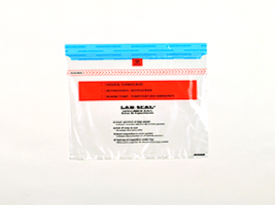 Tamper-Evident Specimen Bags with Removable Biohazard Symbol