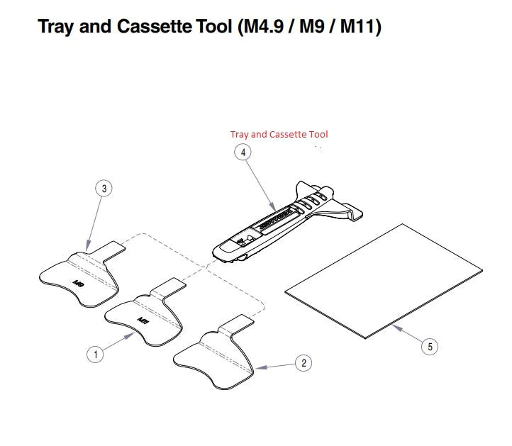 Midmark - Tool Cassette Tray For Ritter Autoclaves Sterilizers - 053-1038-00