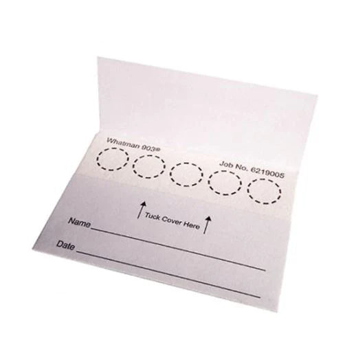 PANTek Technologies - 903 Protein Saver Card Each Circle Holds 75 to 80 µL of Sample For Whatman Foil Barrier Zip Sealing Bags - 10534612