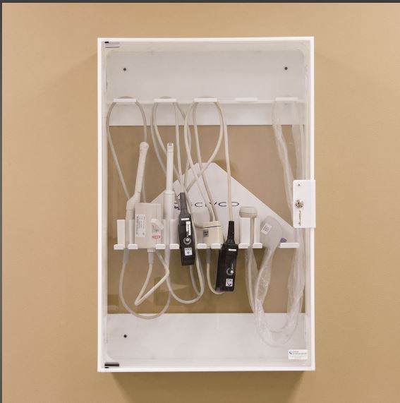Mount-Over Ultrasound Transducer Storage Cabinet
