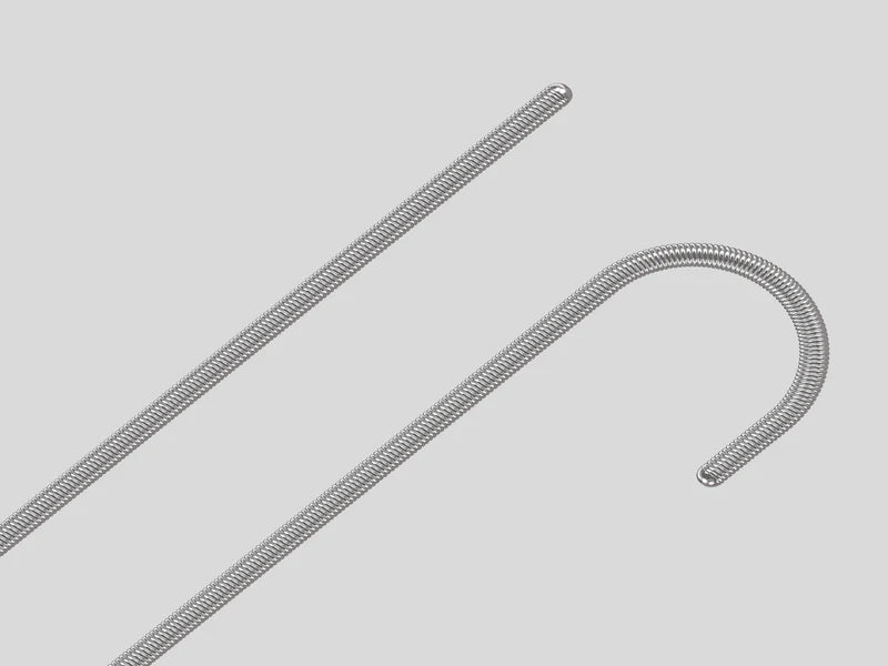 Safe-T-J - Guidewire .035 Inch Diameter 50 cm Length 3 cm Flexible Curved Tip - G01947