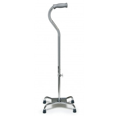Lumex Silver Collection Low Profile Small Base Quad Cane