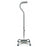 Lumex Silver Collection Low Profile Small Base Quad Cane