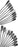 D Series - Leadwire 36 Inch, White, Red, Black, 3-Leads, Grabber Style For Shielded Safety Cables - DL36-03II