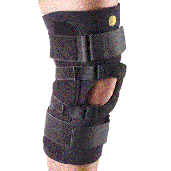Knee-O-Trakker - Knee Brace Small 17 to 19 Inch Thigh Circumference / 13 to 14 Inch Mid-Patella Circumference / 12 to 13 Inch Calf Circumference 13 Inch Length Left or Right Knee - 88-7273-000