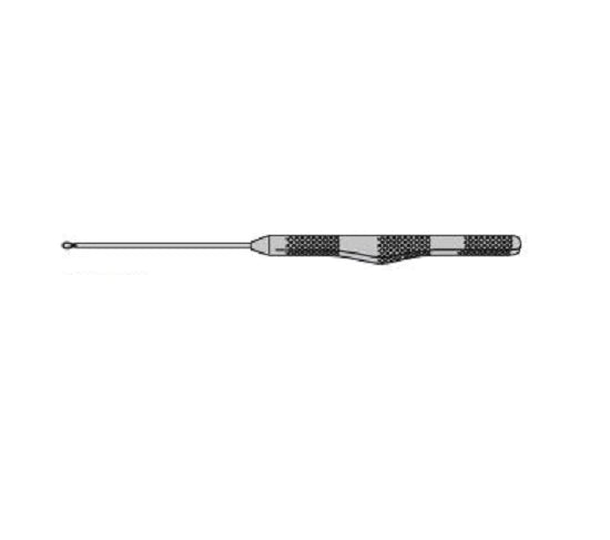 Olympus America - Ear Curette Shapleigh 3 Inch Length Flat Handle Large Tip Oval Loop Tip - 130756