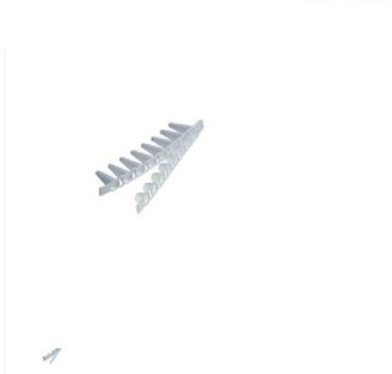 PCR Tube Strips with Attached Flat Strip Caps