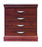 Avondale Collection - TV Armoire With Drawer Kensington Maple 23 X 30 X 66 Inch 4 Drawers - B021TV-22B