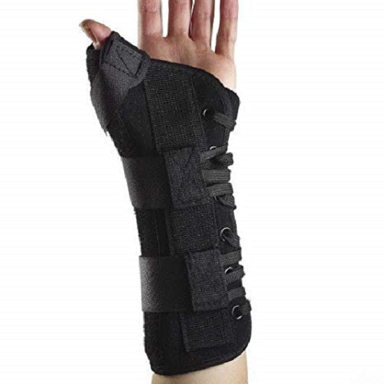 Universal Lacer - Wrist Brace Aluminum / Nylon / Stockinette Right Hand Black One Size Fits Most - 73-7500-000