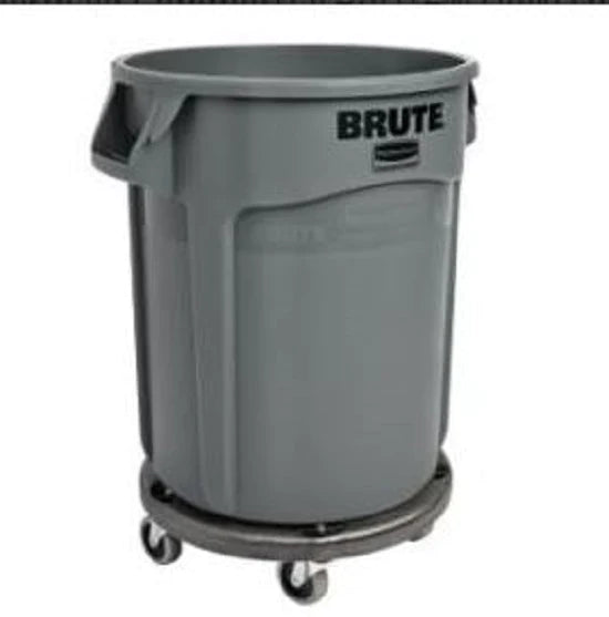 Rubbermaid Brute - Trash Can Dolly 5 Casters 250 lbs. Structured Foam - RCP264000BK