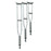 Lumex Universal - Underarm Crutches Combo Pack Aluminum Frame Youth / Adult / Tall Adult 300 lbs. Weight Capacity Push Button Adjustment - 3613C-8