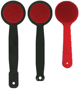 GOOD-LITE - Eye Occluder 9-1/2 Inch Long Handle Style Maddox Rod Black / Red - 205001