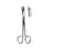 Crown - Iris Scissors 4-1/2 Inch Length Surgical Grade Stainless Steel NonSterile Finger Ring Handle Curved Sharp Tip / Sharp Tip - 103-267